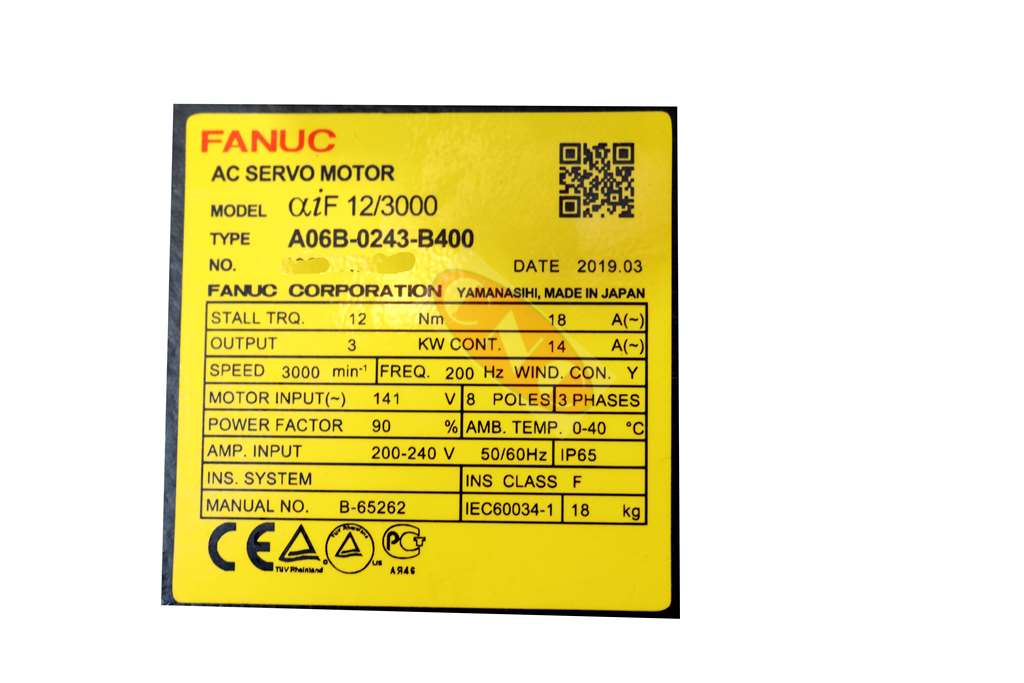 A06B-0243-B400 label